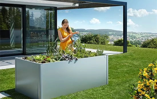 HochBeet silber-metallic HochBeet silber-metallic