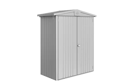 Gerätehaus Europa silber-metallic Gerätehaus Europa silber-metallic