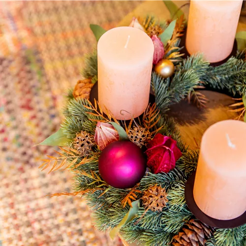 Créative période de l’Avent – confectionnez votre propre couronne de l’Avent Créative période de l’Avent – confectionnez votre propre couronne de l’Avent